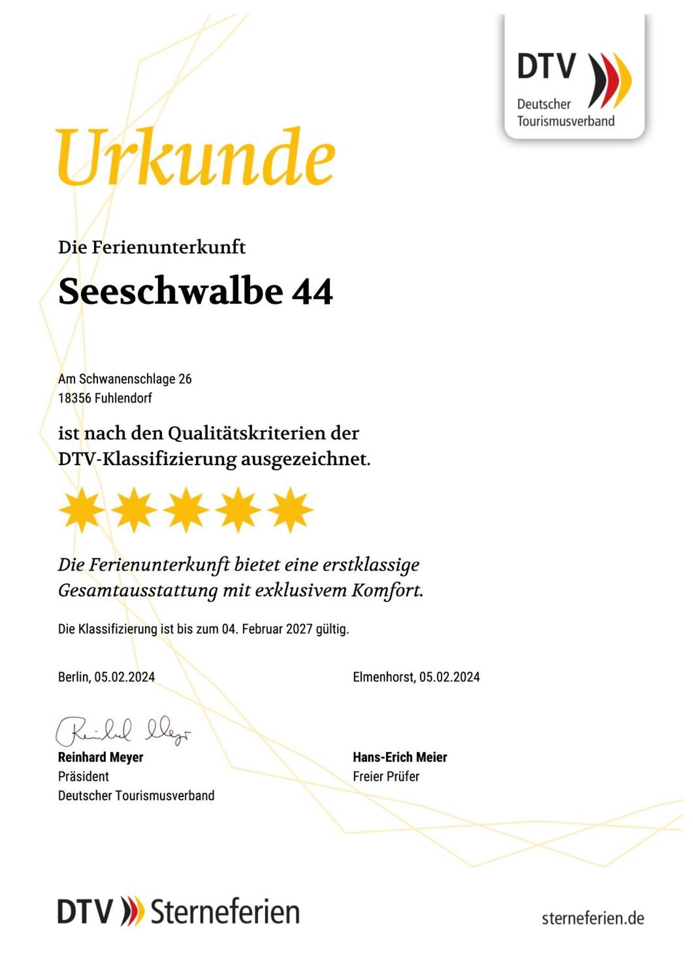 Ferienhaus Seeschwalbe 44 Fuhlendorf  Exterior foto